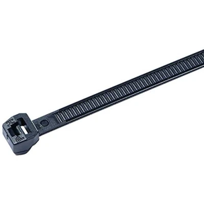 Imagen de HellermannTyton, Bridas estándar para Cable con Dentado Externo 100x2.5, Color negro, Bolsa 500 Pzas