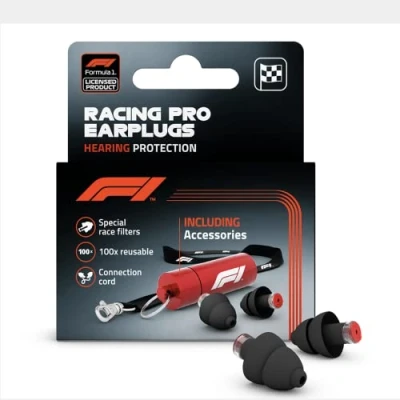 Imagen de Alpine Racing Pro Tapones de Oídos para Carreras Fórmula 1 Protección Antiruido Reutilizable Eventos o Ambientes Ruidosos Reducción Ruido 22dB