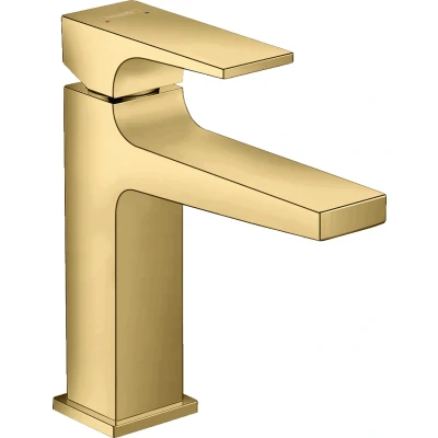 Imagen de Hansgrohe Metropol Grifo monomando de lavabo 110 con vaciador Push Open, color oro pulido, 32507990