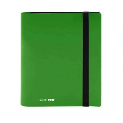 Imagen de Ultra Pro Pocket Binder Carpeta Eclipse de 4 Bolsillos, Color Verde Lima, Liso, Lime Green, Medium (E 15381)