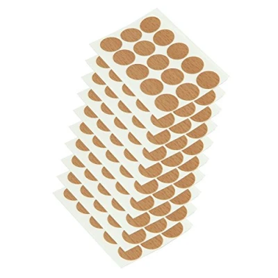 Imagen de Emuca 4026630 Tapa embellecedora adhesiva, Ø20mm, Haya, Lote de 150 piezas