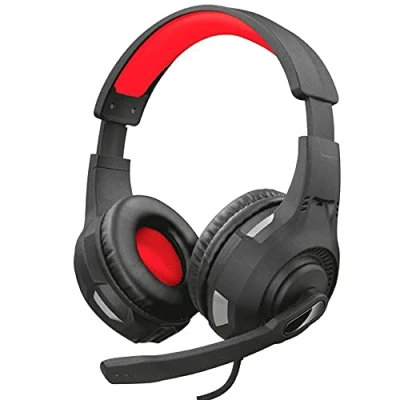 Imagen de Trust Cascos Gaming GXT 307 Ravu Auriculares Gamer con Micrófono Plegable y Corto Diadema Ajustable, Cable de 2 m, para PS4, PS5, PC, Nintendo Switch, Xbox One, Series X Rosado