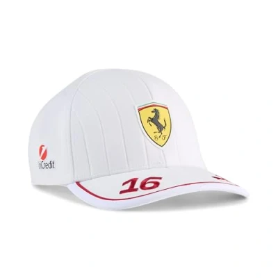 Imagen de PUMA Scuderia Ferrari F1 Gorra Charles Leclerc 2025 Blanco Talla Única