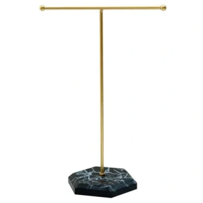 Imagen de JJiaoLinin Soportes de Joyería,Soporte Metal para Joyas,Soporte Exhibición Collares con Barra en T Metal, Adecuado Collares, Pendientes, Pulseras, Anillos, Relojes, etc(Negro)