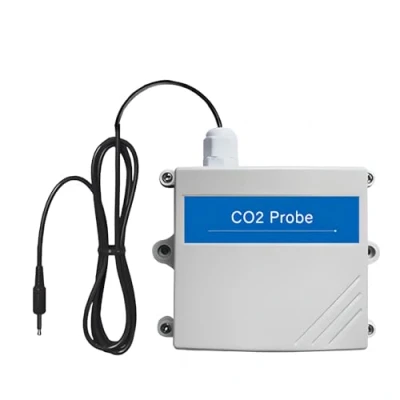Imagen de Ubibot Monitor de CO2, sonda calidad del aire interior, dióxido carbono 9999 ppm, detector CO2 invernadero, (funciona con enchufe inteligente UbiBot)