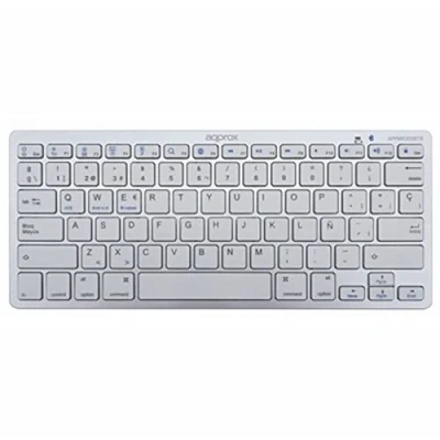 Imagen de Teclado Inalámbrico Approx! Appmx300bts Qwerty Español Blanco