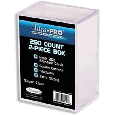Imagen de UltraPro 81148 Caja para cartas 250 coleccionables (2 unidades), transparente