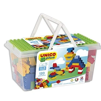 Imagen de Falomir Contenedor Juego de construcción, 18 meses a 99 años, Multicolor (8502)