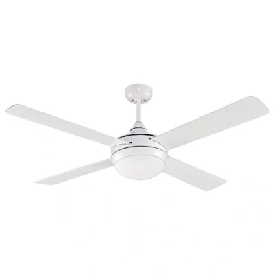 Imagen de wonderlamp Marea Ventilador De Techo Con Luz E27, 15 W, Blanco, 132 x 43 cm