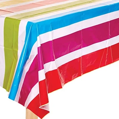 Imagen de Baker Ross FC997 Mantel de Plástico Arcoiris Juego 20, decoración cumpleaños para niños