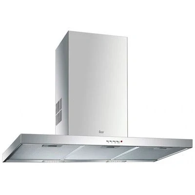 Imagen de Teka DSJ 950 Campana Decorativa de 90 cm, 3 Velocidades, Mandos Pulsantes, 2 Lámparas LED, Motor Doble Turbina, Filtros Metálicos, Color Acero Inoxidable