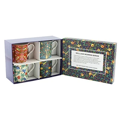 Imagen de Leonardo Collection Tazas con diseño de William Morris, 4 Unidades