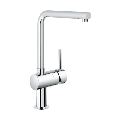 Imagen de GROHE Minta, Grifo de cocina (caño alto en L, giro 360º, menor consumo agua), cromo, 31375000