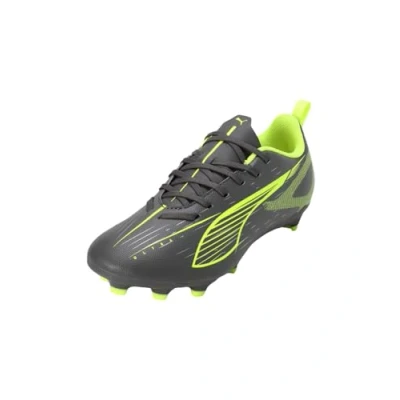 Imagen de PUMA Ultra 5 Play FG/AG JR, Zapatillas de fútbol, Matte Aged Silver Yellow Alert Silver, 37.5 EU