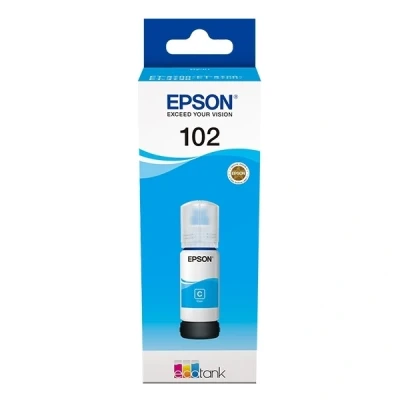 Imagen de Botella de tinta Epson 102 EcoTank, Compatible con ET 2856 / 3850, 70 ml, Cian