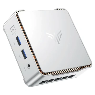 Imagen de NiPoGi Mini PC N97 Ιntel Alder Lake(Ｂeat N100/N95,hasta 3.6GHz),16GB DDR4/512GB M.2 SSD Ordenador,GK3PLUS Sobremesa 4K@60Hz Triple Display/BT4.2/WiFi/RJ45,Micro para Negocios Hogar