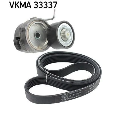 Imagen de SKF VKMA 33337 Juego de correas trapeciales poli V PEUGEOT: 2008 Familiar, 208 I Hatchback, 308 II CITROËN: C3 II, C4 Cactus