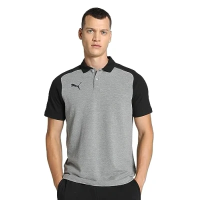 Imagen de PUMA Teamcup Casuals Polo, Hombres, Gris, XL