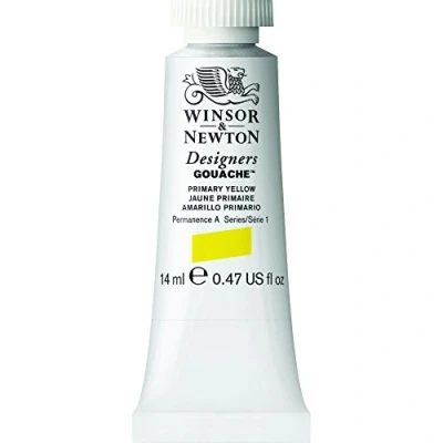 Imagen de Winsor &amp; Newton Témpera, 14 ml, Tubo, color amarillo primario