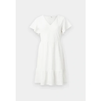 Imagen de ONLY Onlsandra V NECK Dress Vestido informal, Mujer, Talla: Medium, Cloud dancer