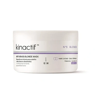Imagen de KINACTIF Nº5 Blonde Anti Brass 2 in Mask 200 ml KIN Cosmetics