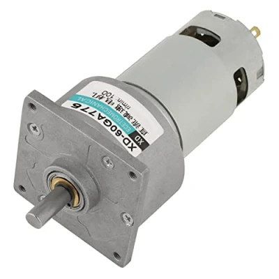 Imagen de Motor de engranaje Mini DC 12 V/24 V 35 W velocidad ajustable metal CW/CCW (12 100 rpm)