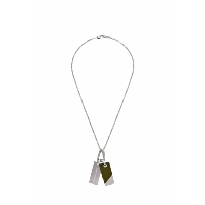 Imagen de Emporio Armani Hombres Collar Plata EGS3179040