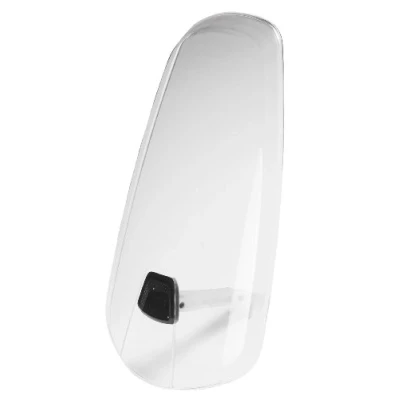 Imagen de POLISPORT 8631600001 Pantalla cúpula con fijación en manillares Bicicleta de Ø21 a 28 mm para una Mayor protección al niño Condiciones climáticas Adversas Color Transparente