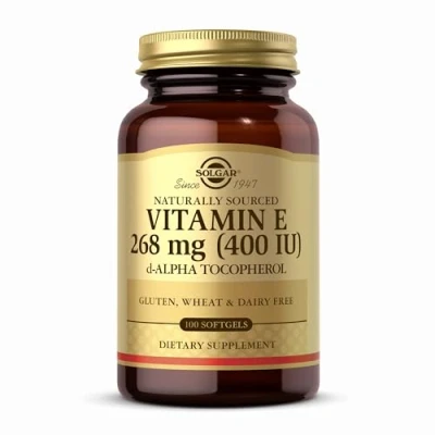 Imagen de Solgar Vitamina E 268 mg (400 UI) Cápsulas blandas Envase de 100