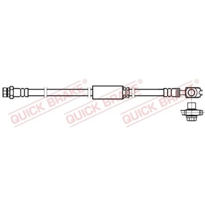 Imagen de QUICK BRAKE 58.893X Latiguillos de Freno 577 M10x1