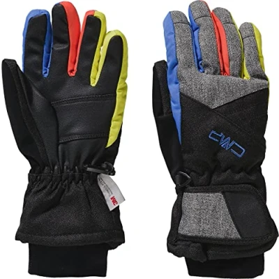 Imagen de CMP Guantes de esquí sarga para niños, Limonada real negra, 4.5