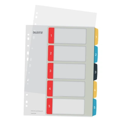 Imagen de Leitz Index Cosy A4 PP PC imprimible 1 12