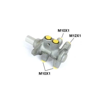 Imagen de BOSCH 0 986 481 063 Cilindro Maestro de Freno 4 23,81 sin depósito líquido frenos Aluminio M 10 x 1 FORD: FIESTA 5, Fusion Familiar