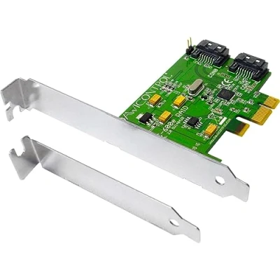 Imagen de Dawicontrol DC 600e Raid Blister 2 Canales SATA 6G 3 0 1 JBOD Backup PCI Express 2.0 x1 Controller LowProfile