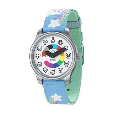 Imagen de Twistiti Reloj Didáctico para Niños con Animales, Utiliza símbolos como Enseñar a Leer la Hora, Resistente al Agua hasta 50M, Fotoluminiscente, Desde 3 Anos y Mas