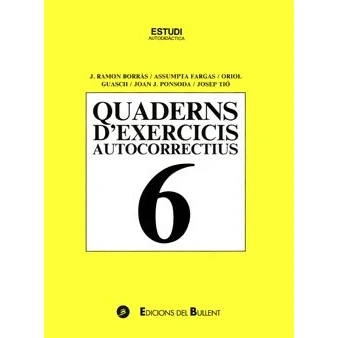 Imagen de Quadern d&#039;exercicis autocorrectius 6 (Quaderns autocorrectius)