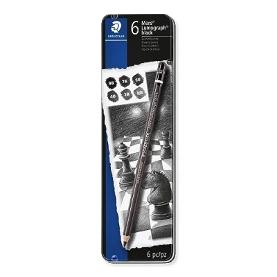 Imagen de Staedtler 100B G6 ST, Lápiz, 6 unidades, Negro