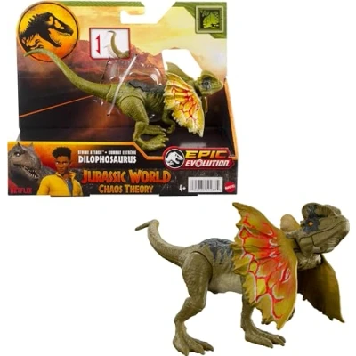 Imagen de Dinosaurio Dilophosaurus Jurassic World Dino Trackers HLK65 Mattel