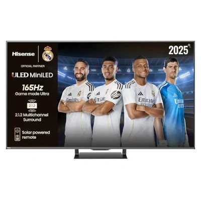 Imagen de Hisense 75U7Q Pro Mini LED Smart TV, Modo Juego Ultra de 165Hz, Full Array Local Dimming, Sonido 2.1.2 Dolby Vision IQ &amp; Atmos