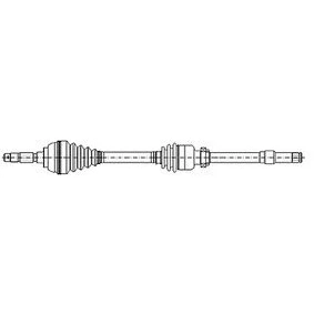 Imagen de METELLI 17 0602 Árbol de transmisión 750 83,6 RENAULT: CLIO 2, MEGANE 1, Scénic 1