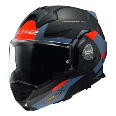 Imagen de LS2, Casco modular Moto ADVANT X Oblivion Mat Black Blue, XS