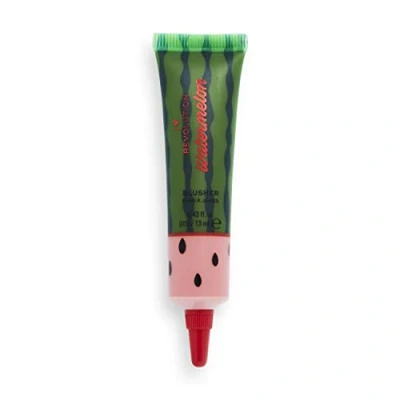 Imagen de I Heart Revolution, Watermelon Dewy Blusher Tint, Juicy, Light to Medium Skin Tones, 13ml