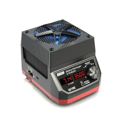Imagen de SKYRC BD250 Cargador para maquetas LiHV, LiPo, NiMH función de Descarga, Pantalla gráfica