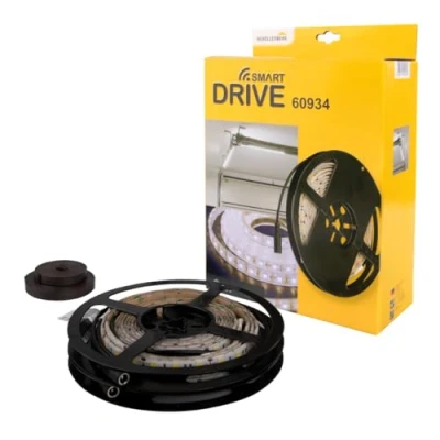 Imagen de Schellenberg 60934 Tira LED para Garaje Smart Drive, luz Strip, 7200 lúmenes, 6 m, Blanco, Antracita