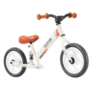 Imagen de VEVOR Kinder Laufrad Bicicleta de Equilibrio, Color Blanco, 950 x 455 570 mm (Acero al carbono12 25kg)