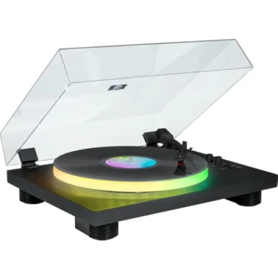 Imagen de Tocadiscos Bluetooth Luminoso Con Transmision Por Correa Partybttdlight Bigben