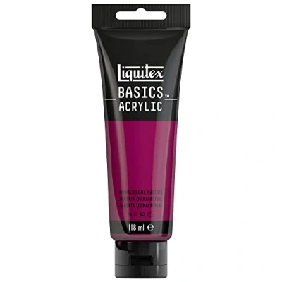 Imagen de Liquitex Basic Acrylic Tubo de Pintura Acrílica, 118 ML, Magenta (Magenta Quinacridona Nuevo)