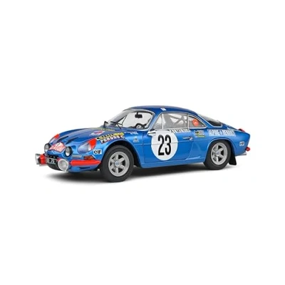 Imagen de Solido 1:18 Alpine A110 1600S Blue #23 Nicolas/Vial Rally Monte Carlo 1972