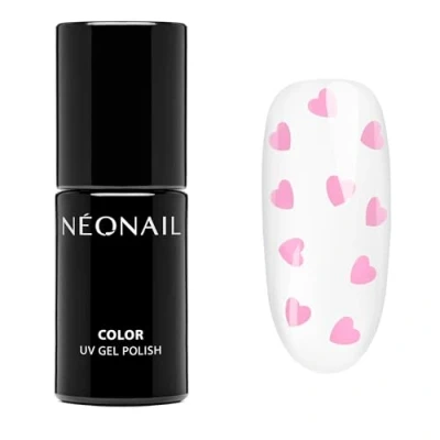 Imagen de NEONAIL Pintauñas Semipermanentes SELF LOVE ERA 7,2 ml Transparente con Corazones Rosas Esmaltes Para Uñas Gel Manicura Laca De Esmalte
