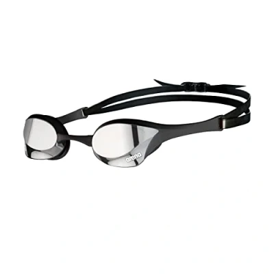 Imagen de arena Cobra Ultra Swipe Mirror Gafas de Natación Competición Unisex para Adultos, con Lentes Espejo Curvadas, Antivaho, Protección UV, 5 Puentes Nasales Intercambiables